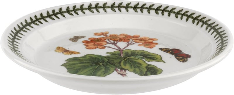 Spode Spode Botanic Garden 85 Salad Plate  Begonia Motif  Fine Earthenware  Chip Resistant Glaze  Microwave Dishwasher and Freezer Safe Made in England  - Image 2