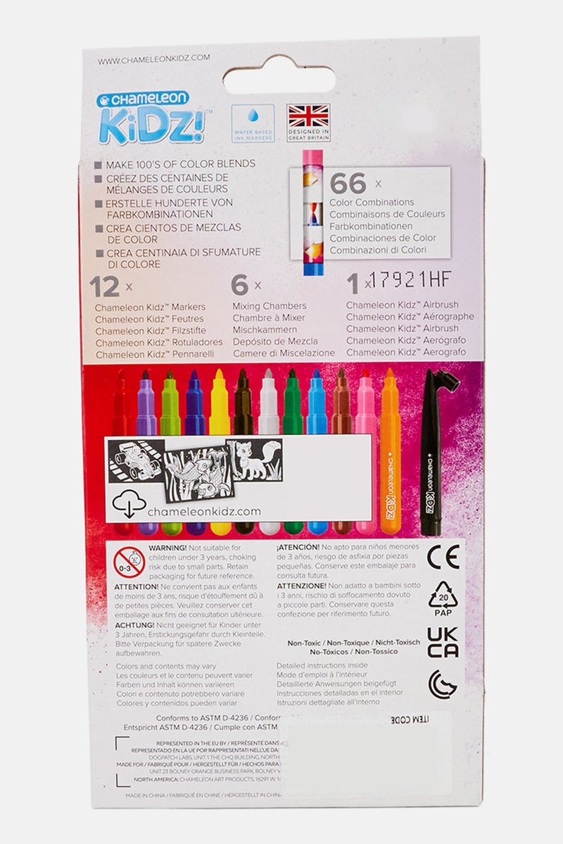 Chameleon Kidz Blend and Spray Marker Creativity Kit  - Image 2