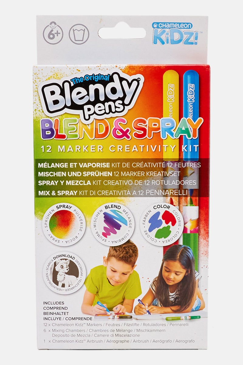 Chameleon Kidz Blend and Spray Marker Creativity Kit  - Image 1