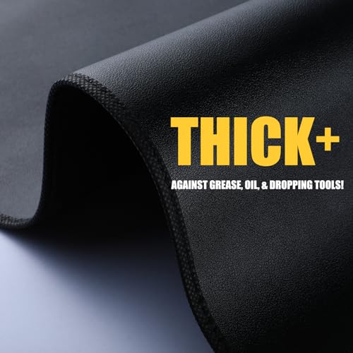 Vexplo Thick Magnetic Fender Covers for Mechanics - 3 PCS Dual-Layer Car Fender Cover with 25 Stronger Magnets & 7 Hooks - Large Size, Universal Fit for Sedans, Trucks, RV and SUVs - Image 2