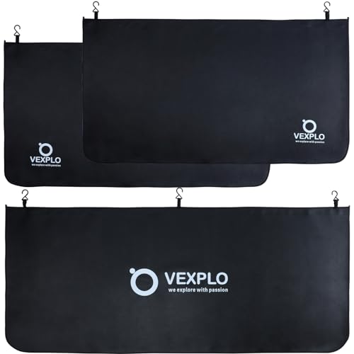 Vexplo Thick Magnetic Fender Covers for Mechanics - 3 PCS Dual-Layer Car Fender Cover with 25 Stronger Magnets & 7 Hooks - Large Size, Universal Fit for Sedans, Trucks, RV and SUVs - Image 1