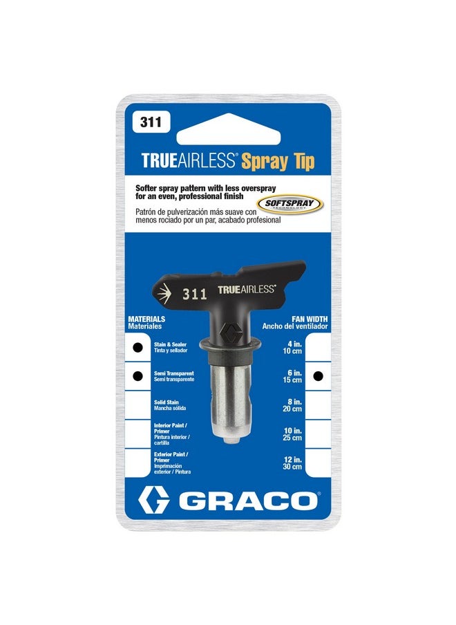 Graco TRU311 TrueAirless 311 Spray Tip - pzsku/Z91A8D14D20C31DBAEA19Z/45/_/1740118970/ab76e60f-00da-4a5b-816c-5652607ca575