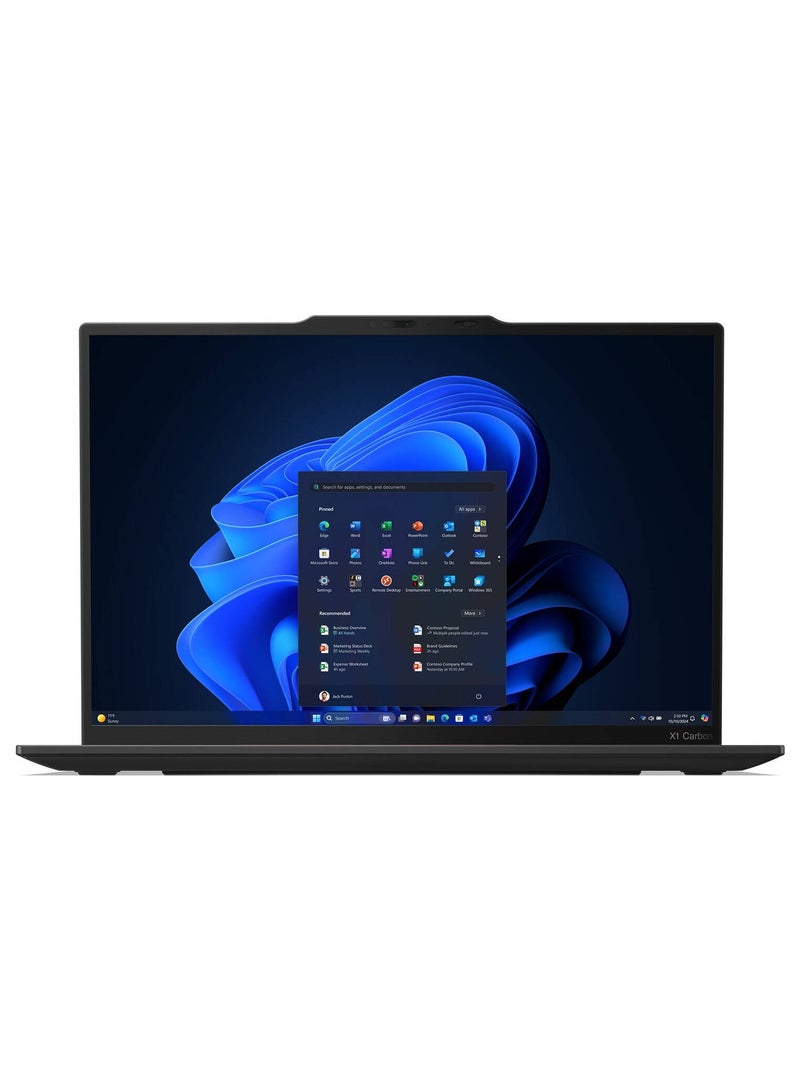 Lenovo (Upgraded Version) ThinkPad X1 Carbon Gen 13 Laptop With 14-Inch 2.8K OLED Display, Intel Core Ultra 7 258V Processor/32GB RAM/512GB SSD/Intel Arc Graphics/Windows 11 Pro English black - Image 2
