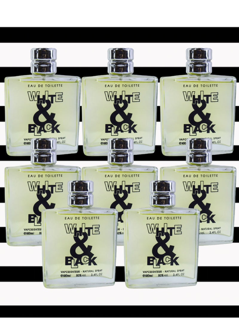 تي أر آي 8 قطع عطر وايت & بلاك EDT 100 مل - Image 1