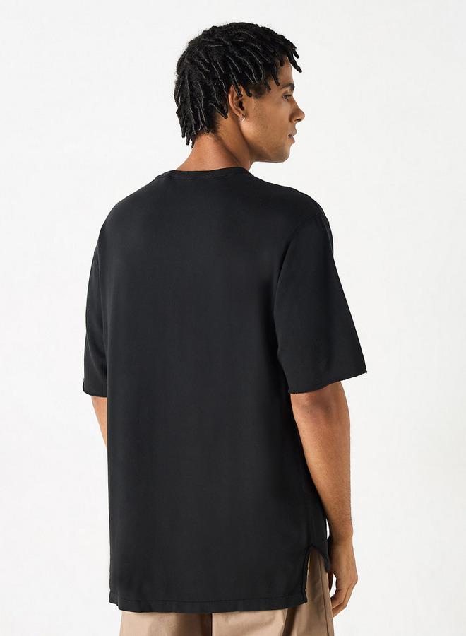 SP Characters Nirvana Print T-shirt with Crew Neck and Short Sleeves - Image 3