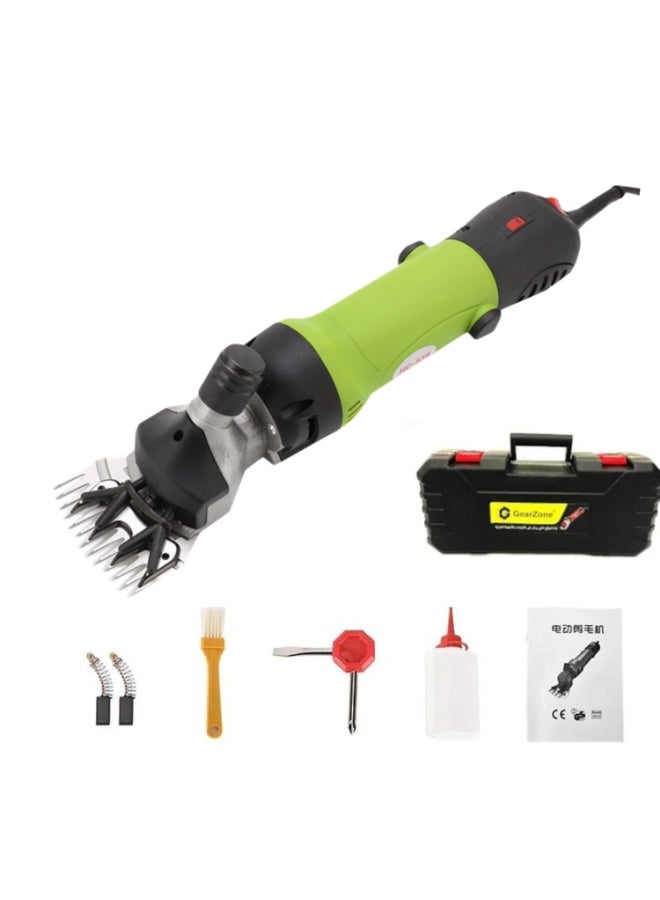 GearZone Upgrade Professional Wool Shears, Adapted for Sheep Grooming, 1000W Electric Pet Trimmer Machine, Professional Animal Hair Clipper with Trimmer Adjustable Speed（Green） - Image 1