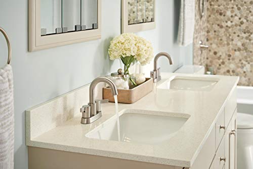 Peerless Precept Centerset Bathroom Faucet Brushed Nickel, Bathroom Sink Faucet, Drain Assembly, Brushed Nickel P299102LF-BN - Image 4