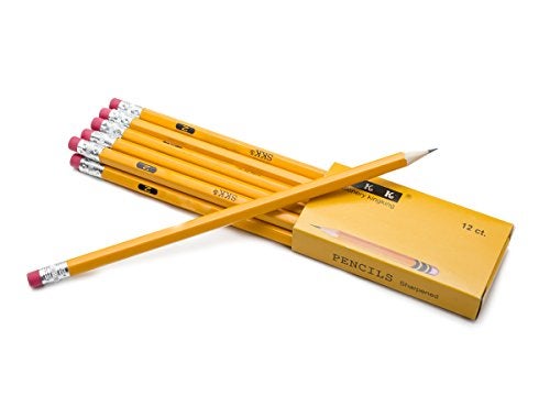 SKKSTATIONERY 576 Pack Pre-sharpened pencils, Bulk Yellow Sharpened Pencils with eraser top, # 2 HB pencil for classroom office Back to school Supplies, Writing, Drawing and Sketching 144Pcs*4Box. - Image 2