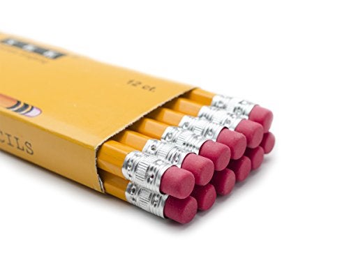 SKKSTATIONERY 576 Pack Pre-sharpened pencils, Bulk Yellow Sharpened Pencils with eraser top, # 2 HB pencil for classroom office Back to school Supplies, Writing, Drawing and Sketching 144Pcs*4Box. - Image 3