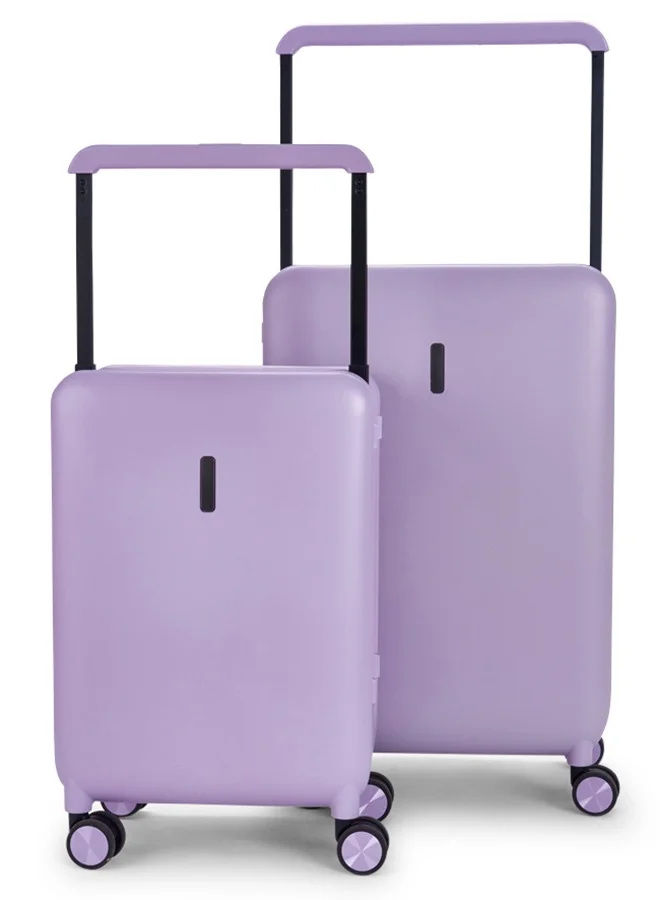 LIMRA Travel Bags From Limra Made Of PC , Consisting of Two Pieces , Size 20"-25" Inches, Purple Color