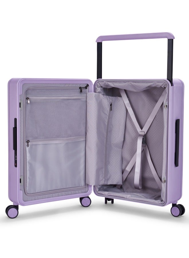 LIMRA Travel Bags From Limra Made Of PC , Consisting of Two Pieces , Size 20"-25" Inches, Purple Color - Image 5