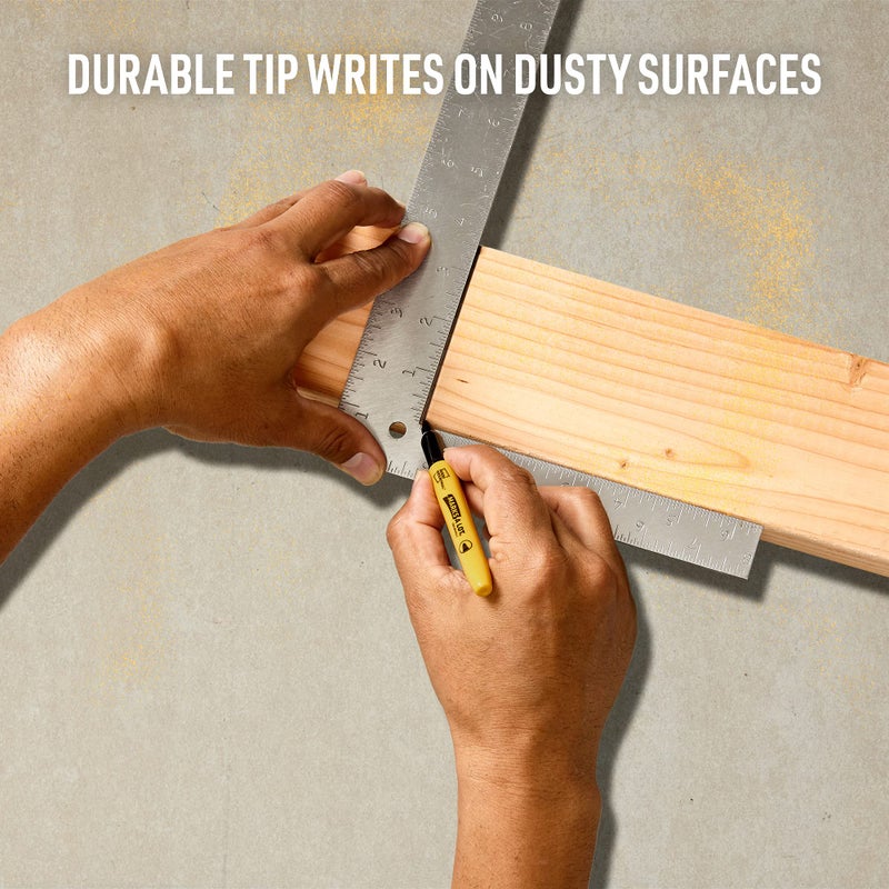 Avery Marks A Lot UltraDuty Bullet Tip Permanent Markers, Water Resistant Ink, For Jobsites and Tough Environments, 12 Black Markers (29840) - Image 4