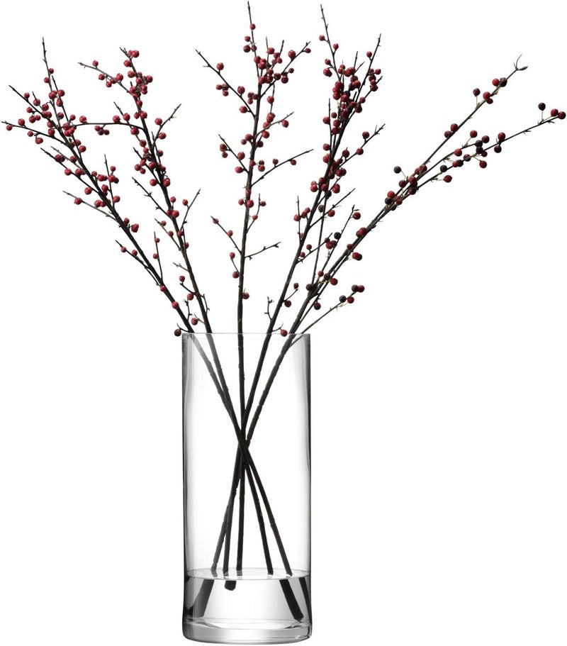 LSA Elegant Glass Column Vase/Candleholder H42 x W18cm, Made in Poland - Image 2