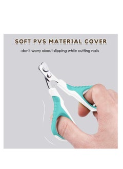 SYOSI Pet Nail Clippers for Cats, Dogs, Puppies, Kittens, Hamsters, Rabbits and Small Animals, 25 Degree Curved Radian Design Claw Trimmer  - Image 2