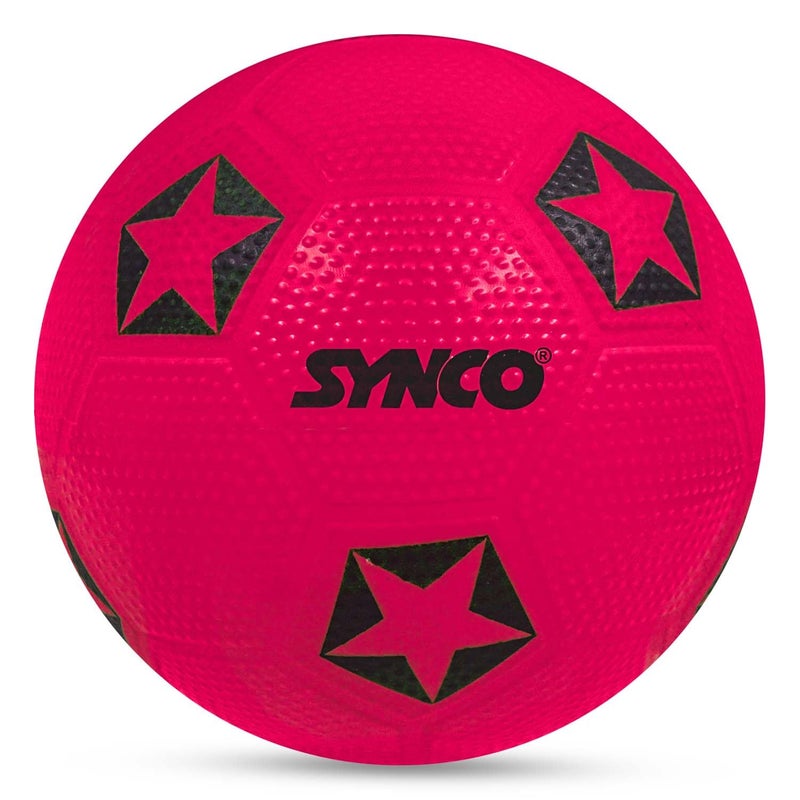 synco Home Play Football | Beach Balls | Suitable for Kids Aged 4-7 | Soft Toy Ball, Size-4 - Image 1