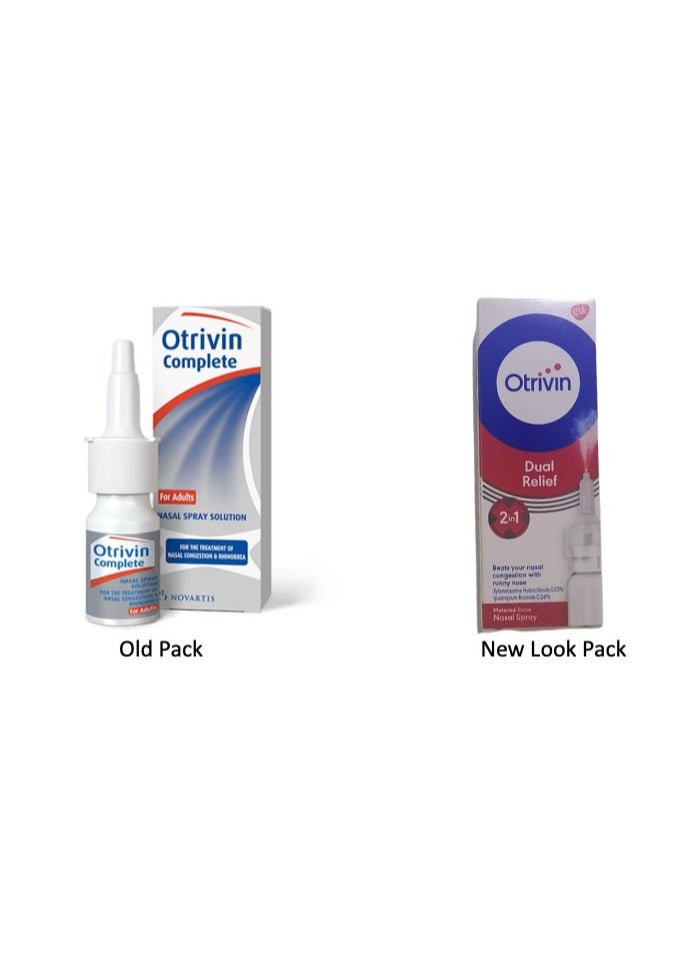 OTRIVIN - Dual Relief 2 In 1 Nasal Spray For Adults - Image 1