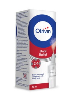 Dual Relief 2 In 1 Nasal Spray For Adults