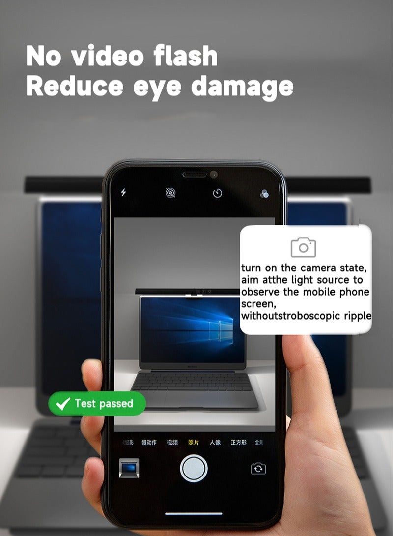 Sharpdo 50cm-Computer Monitor Lamp, Light Bar for Eye Caring, Reading LED Task Lamp, Touch Control, For Office/Home/Gaming/Desk with Adjustable Brightness/Color, No Screen Glare Space Saving - Image 1