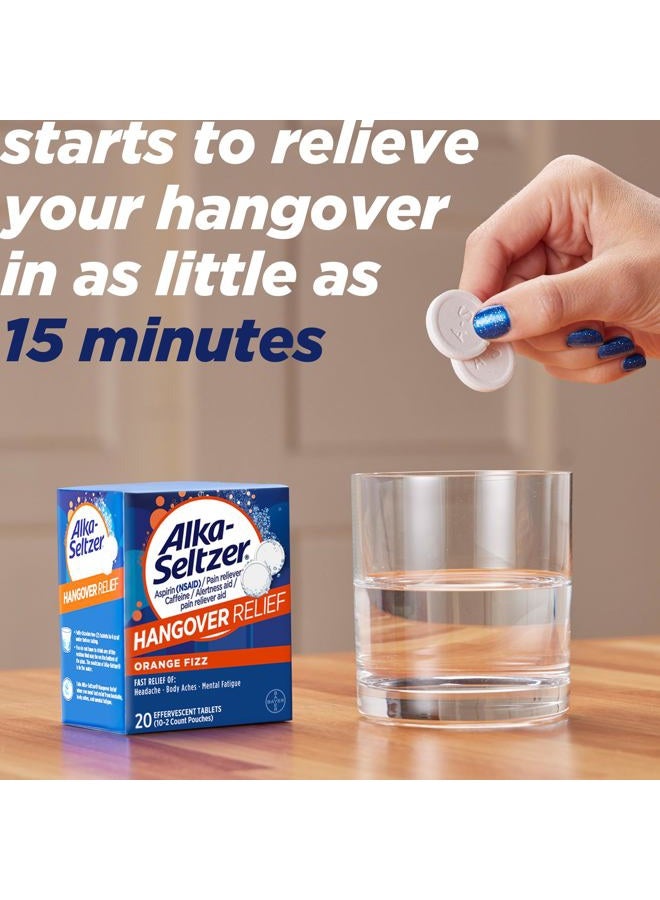Alka-Seltzer Hangover Relief Tablets, Fast Relief Starts in About 15 Minutes for Headaches, Body Aches & Mental Fatigue, Bachelorette Party & Bachelor Party, Dispenser Pack, 120 Count - Image 4