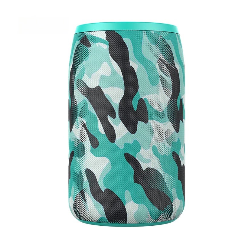 Zealot Wireless Speaker: Camouflage Cyan, 5W Subwoofer, Alloy Diaphragm - BT 5.0, 2000mAh Battery, 6 Hours Playtime Portable Outdoor Speaker for Outdoor Enthusiasts, Daily Music Enjoyment - Image 2