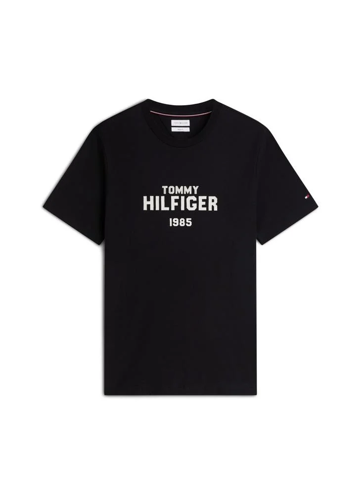 Tommy Hilfiger  Contrast Logo Crew Neck Jersey T-Shirt for Men | Best Price UAE