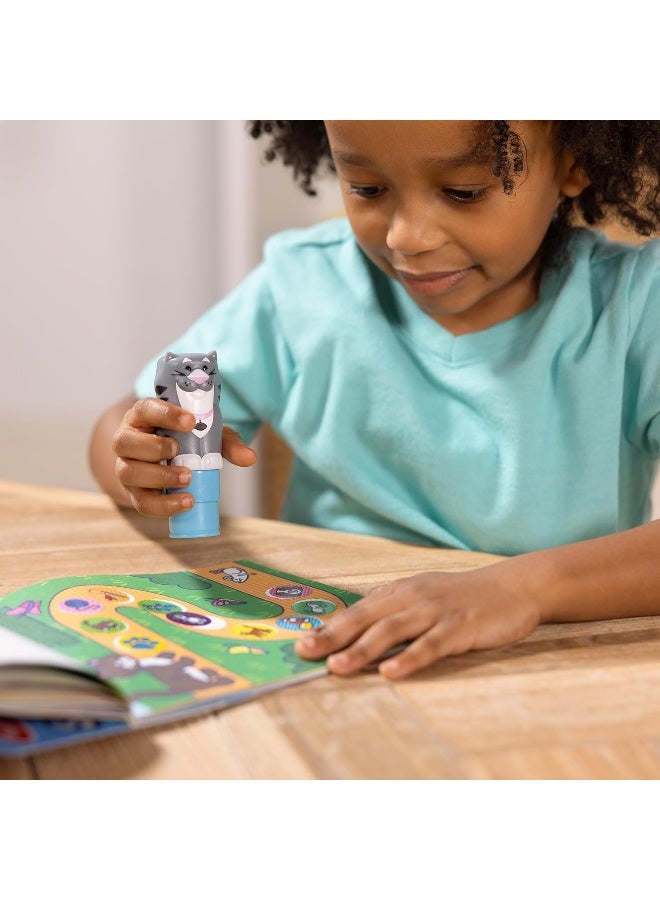 Melissa & Doug ملصقات ميليسا ودوج WOW!™ دفتر نشاط مكون من 24 صفحة وطابع ملصقات، 300 ملصق، لعبة فنية وحرفية قابلة للجمع – قطة - مواد معتمدة من FSC - Image 2