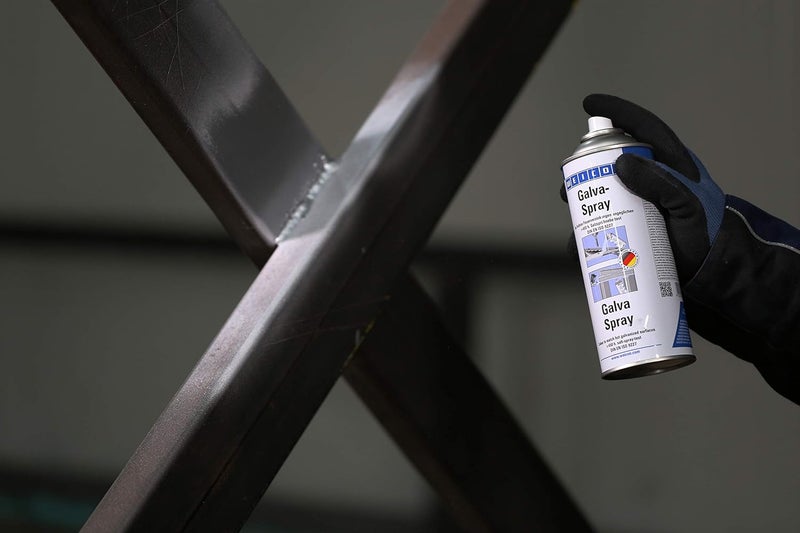 WEICON Galva-Spray 400ml برايمر حماية من الصدأ حماية دائمة من التآكل الحماية المثلى للمعادن ضد الصدأ بشكل فعال ودائم وملتصق بقوة - Image 3
