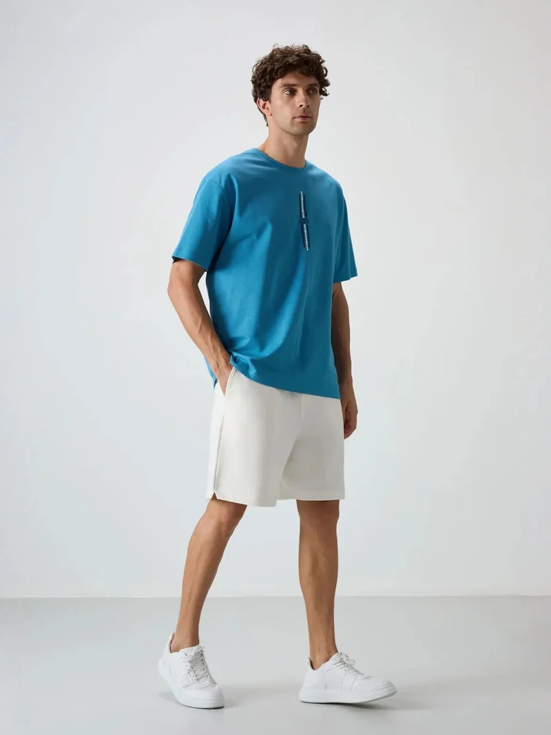 تومي لايف TOMMY Men's Cotton-polyester Sweat Shorts