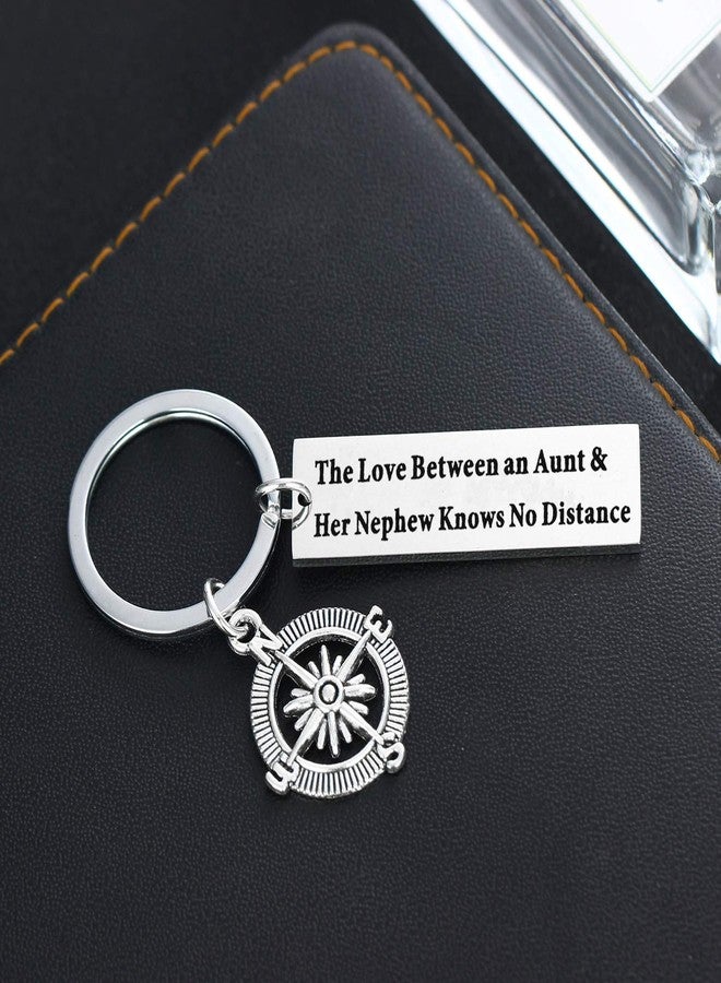 YEEQIN Aunt Keychain - Knows No Distance, Keychain Gifts for Aunties (Style 01) - Image 4