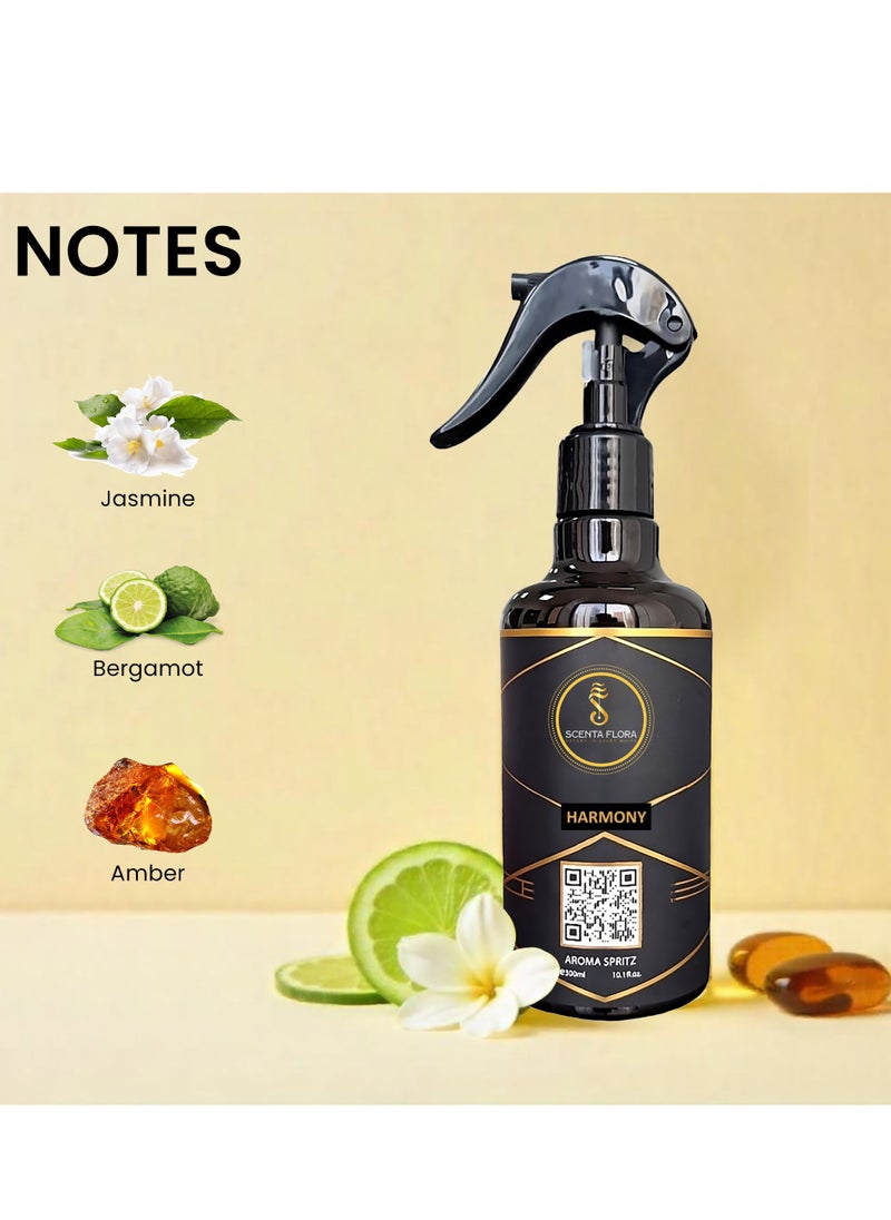 HARMONY – Aroma Spritz - Ready-to-Use Long-Lasting Air Freshener for Cars, Carpets, Curtains, Rooms, Fabrics, and Abayas (300 ml) - pzsku/Z91A9C641A8BE8F213CCDZ/45/_/1733738137/227fdf2e-3ba9-4b37-b3fc-157e41ccb8b2