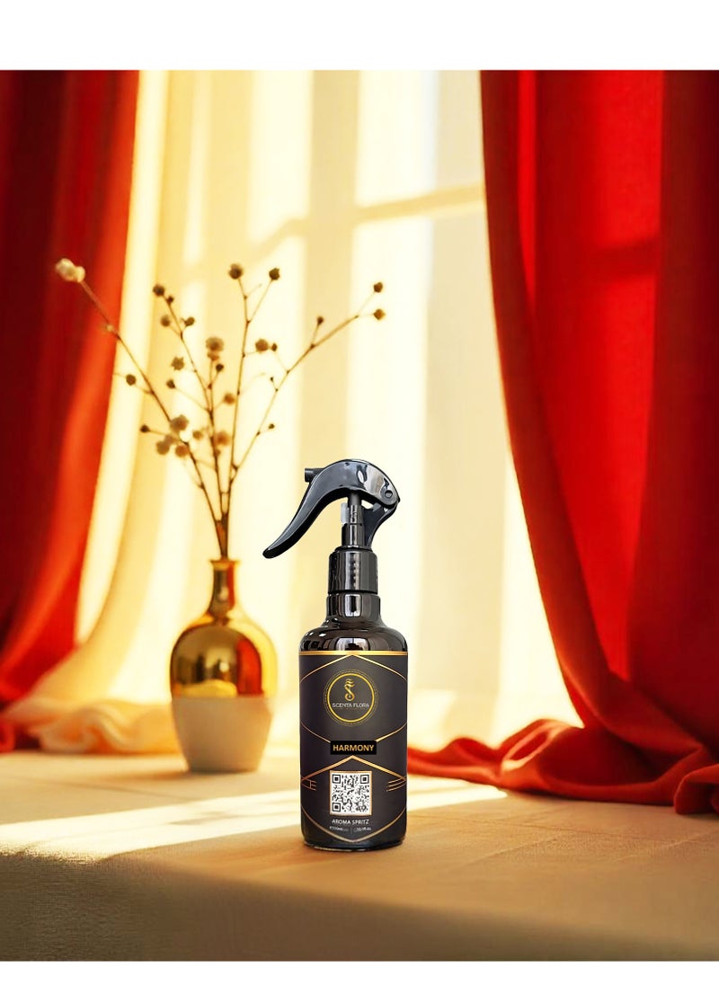 HARMONY – Aroma Spritz - Ready-to-Use Long-Lasting Air Freshener for Cars, Carpets, Curtains, Rooms, Fabrics, and Abayas (300 ml)