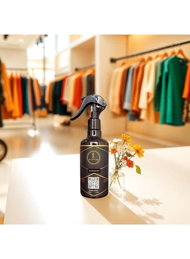 SCENTA FLORA Harmony Aroma Spritz 300ml | Ready-to-Use Long-Lasting Oil-Based Air Freshener for Offices, Washrooms, Dressing Rooms, Cars, Carpets, and Fabrics like Abayas - Image 5