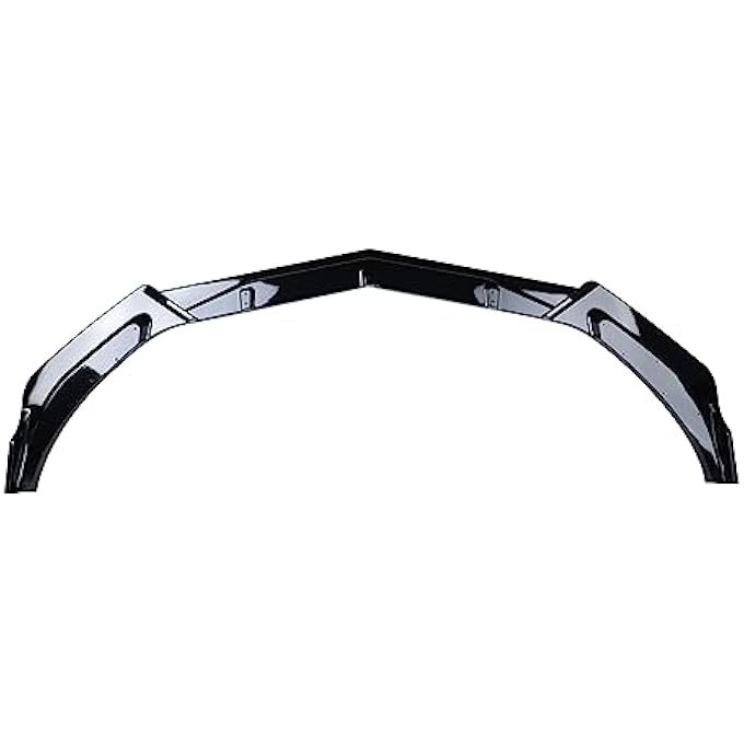 MUCO 3pcs Front Bumper Lip Spoiler Kit Compatible with 19 20 21 22 23 Chevy Malibu Gloss Black Valance Fascia Cover Guard Protection Conversion - Image 5