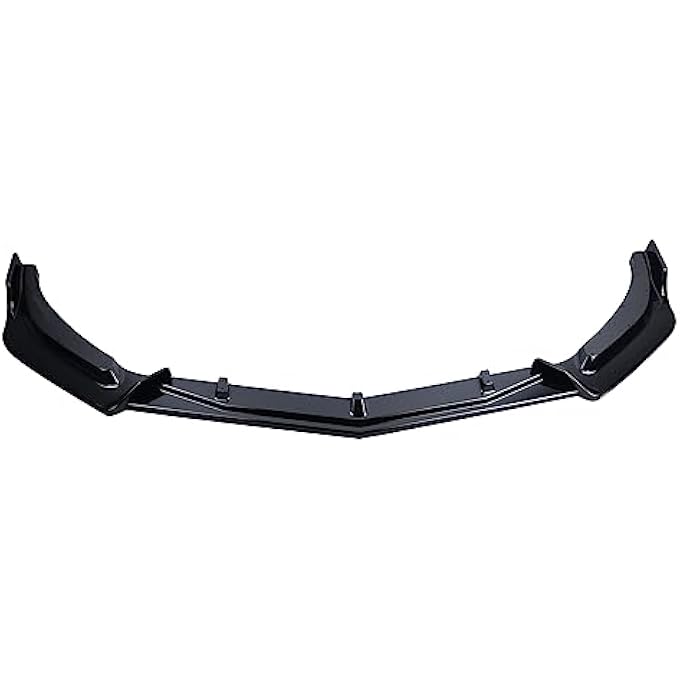 MUCO 3pcs Front Bumper Lip Spoiler Kit Compatible with 19 20 21 22 23 Chevy Malibu Gloss Black Valance Fascia Cover Guard Protection Conversion - Image 4