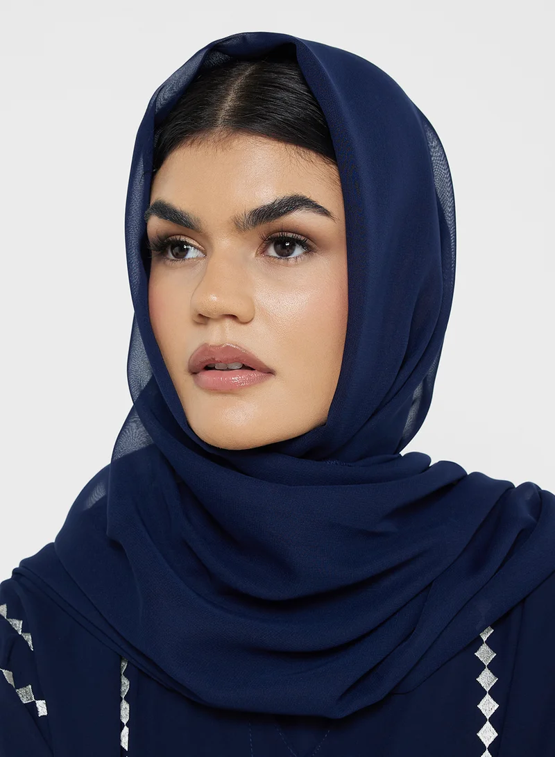 Khizana Printed Abaya With Sheila