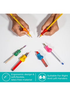 The Pencil Grip Neon, Classroom Set Of 72, Universal Ergonomic Training Gripper For Righties And Lefties, Assorted Colors (Tpg-11372)  - Image 5