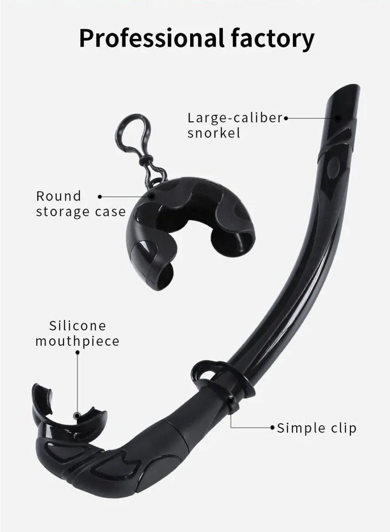 Generic Professional Snorkel Gear, Diving Mask with Nose Cover And Latest Breathing System for Diving, Snorkeling, Scuba Diving, Swimming, UV Protection and Anti Fog Technology, Ultra Wide HD Crystal View - Image 5