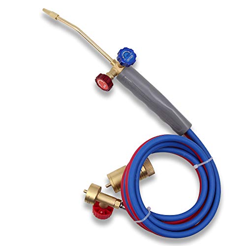 Cybring Brass Oxygen MAPP/Propane Welding Torch| Duel Fuel by Oxygen and MAPP PRO/Propane For Welding Brazing Soldering, - Image 1