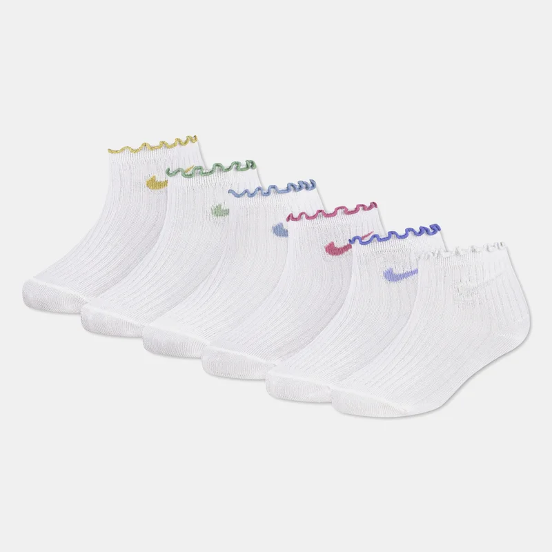 Kids' Lettuce Welt Ankle Socks (3 Pairs)