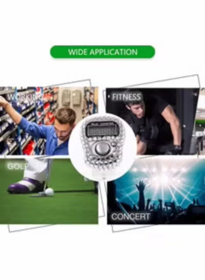 عداد رصيد بتصميم كريستالي مكون من 6 قطع مع حافظة، متعدد الألوان - Image 5