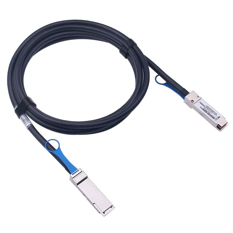10Gtek 100G QSFP28 DAC Cable - 100GBASE-CR4 QSFP28 to QSFP28 Passive Direct Attach Copper Twinax Cable for Cisco QSFP-100G-CU1M, 1-Meter(3.3ft) - Image 1