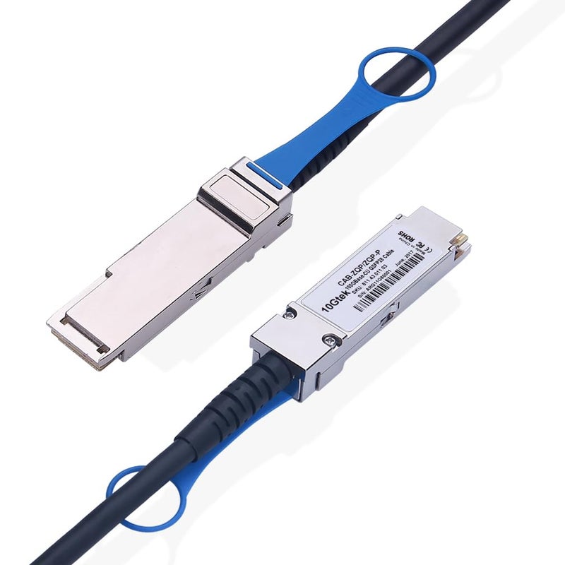 10Gtek 100G QSFP28 DAC Cable - 100GBASE-CR4 QSFP28 to QSFP28 Passive Direct Attach Copper Twinax Cable for Cisco QSFP-100G-CU1M, 1-Meter(3.3ft) - Image 2