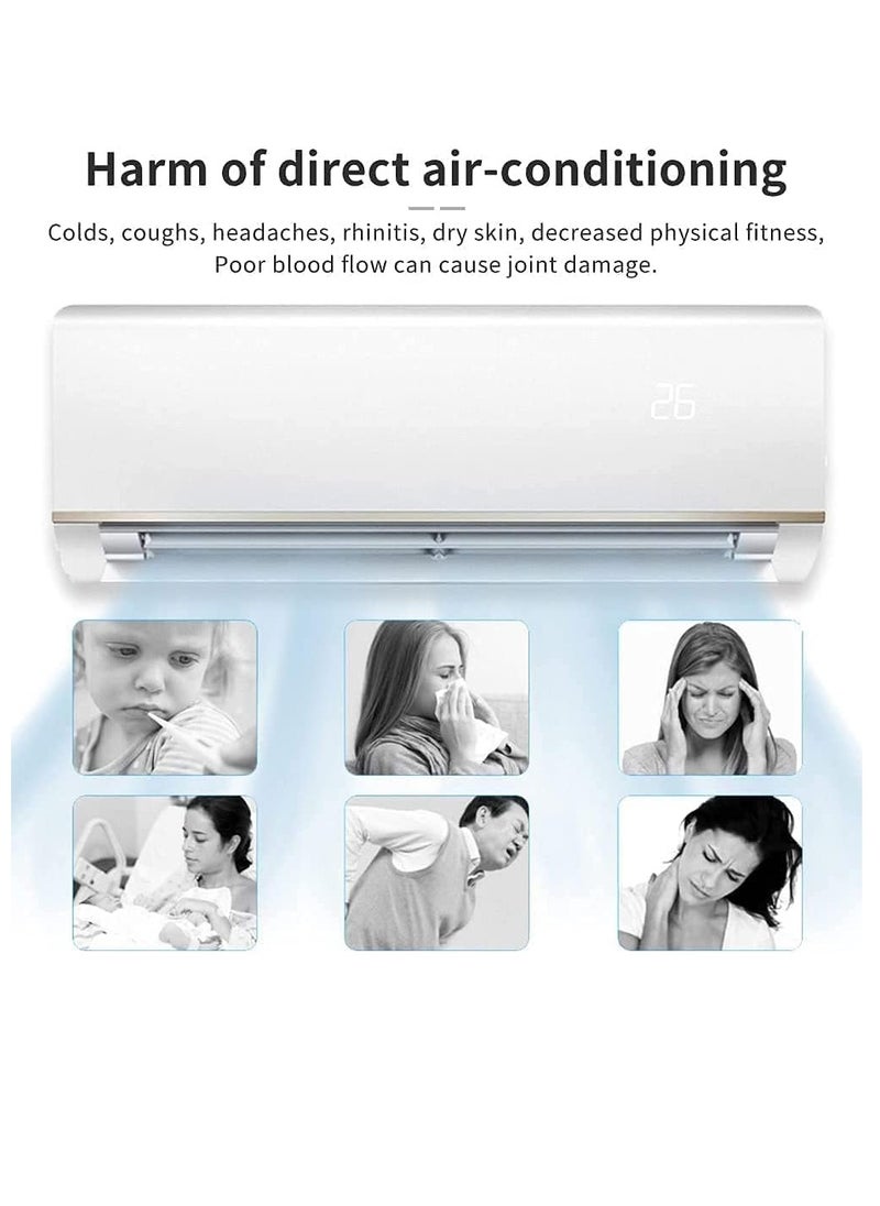 Generic Adjustable  Air Conditioner Deflector – Telescopic Wind Shield for Optimized Airflow Control, Home Cooling Air Baffle for AC Vents  - Image 5