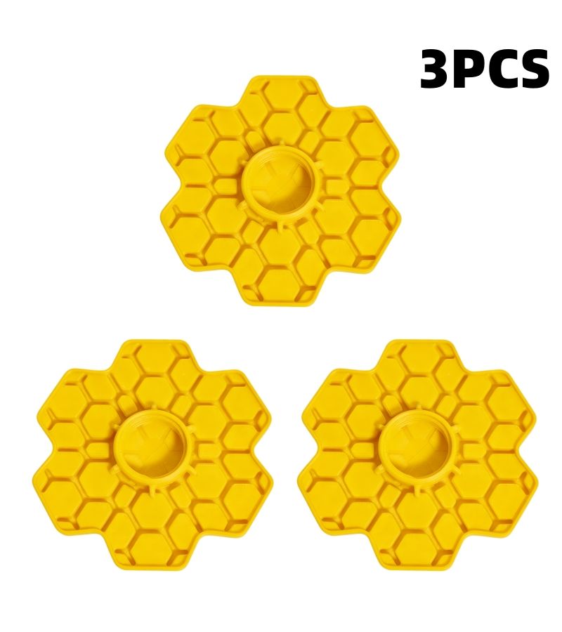 Honeycomb Bee Waterer Yellow Garden Feeder Insect Fountain With Perch - Image 2