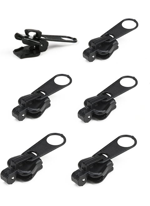 7 Pcs Multi Size Zipper Heads Replacement for All Types of Zippers Quick and Seamless - Practical and Quick Repair Solution for Clothes Bags Shoes