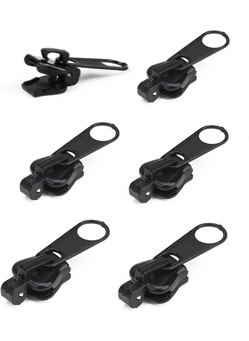 7 Pcs Multi Size Zipper Heads Replacement for All Types of Zippers Quick and Seamless - Practical and Quick Repair Solution for Clothes Bags Shoes
