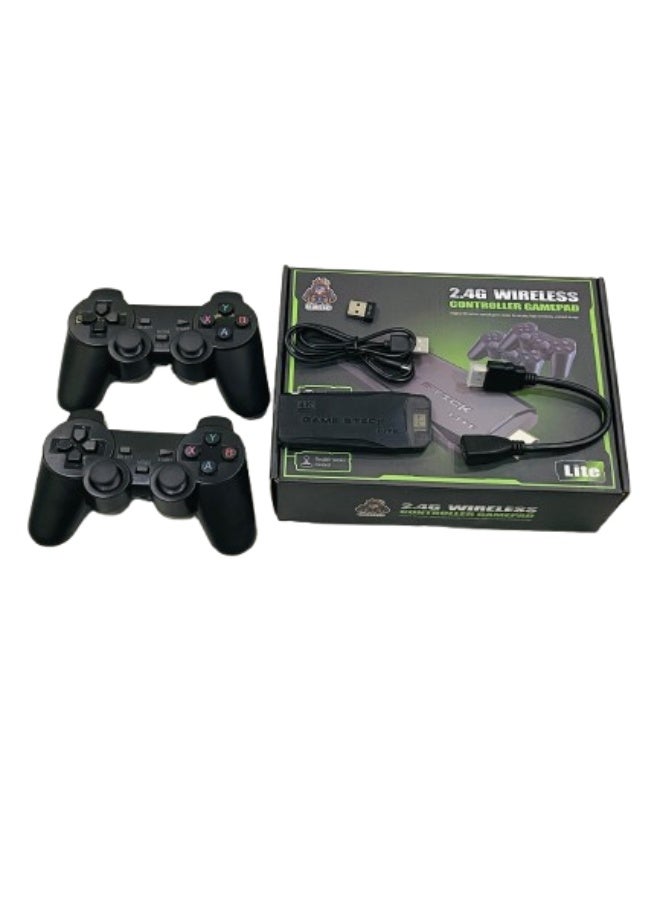 4K HD Retro Gaming Console Stick (64GB) with 10000+ Pre-Loaded Games & Dual 2.4G Wireless Controllers - Classic Arcade & Console Emulation for TV/Monitor - Image 3