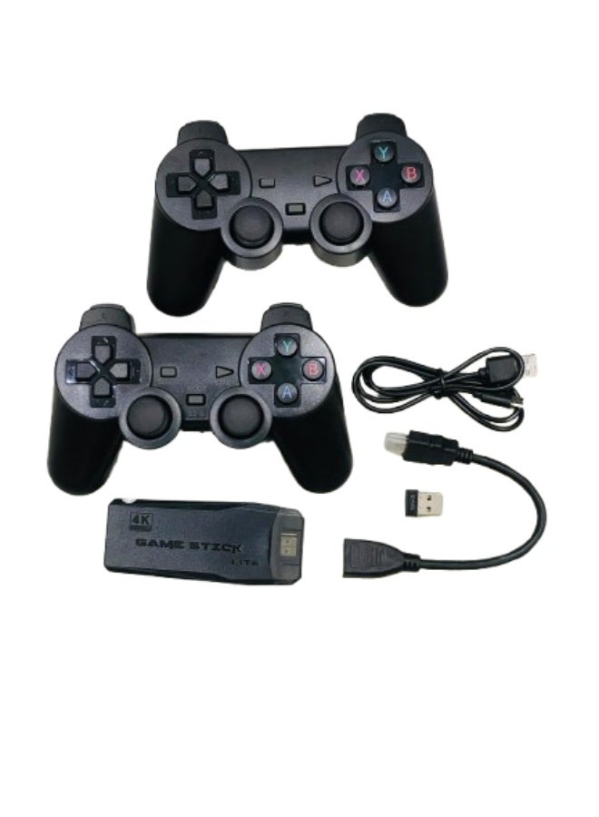 4K HD Retro Gaming Console Stick (64GB) with 10000+ Pre-Loaded Games & Dual 2.4G Wireless Controllers - Classic Arcade & Console Emulation for TV/Monitor - Image 4