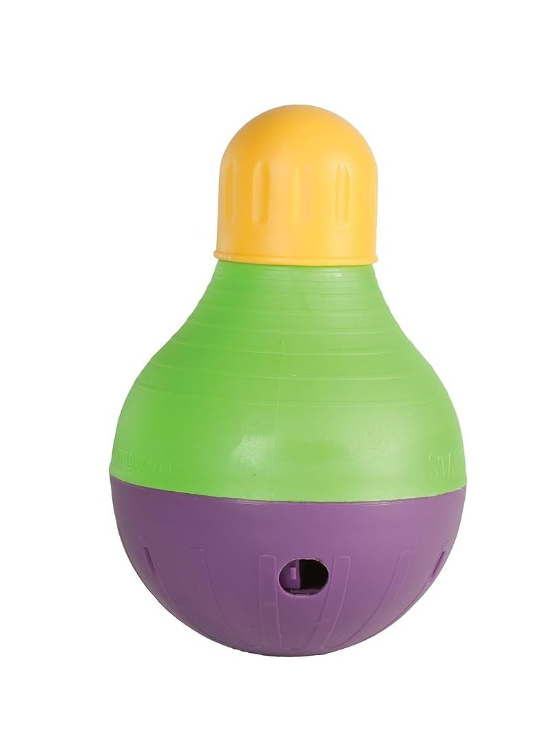 Starmark Bob-a-Lot Interactive Dog Toy, Green, Large - Image 1