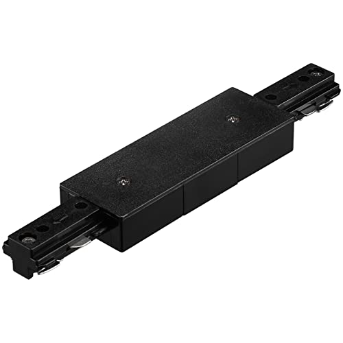 LEONLITE H Track Power Feedable I Connector Single Circuit 3Wire1 Track Lighting Kit UL Listed Flame Retardant Material Black - Image 1